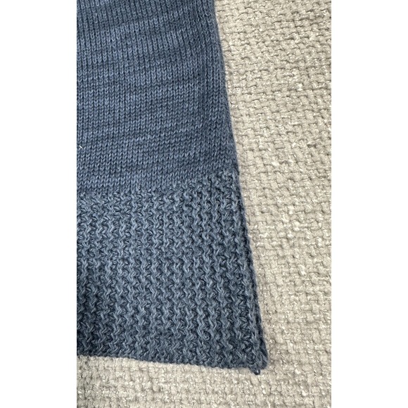 Vintage Tiara International Sweater Womens XL Blue Cardigan Fair Isle Knit Y2K - Picture 7 of 8